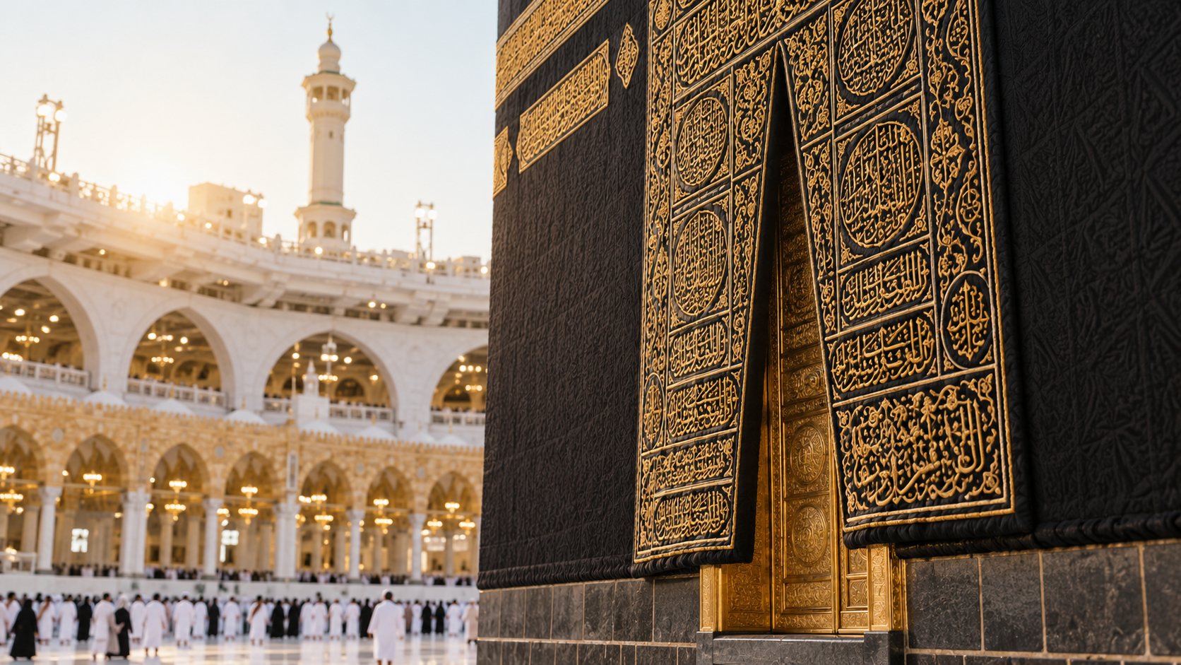 Illustrative close view of the Kaaba